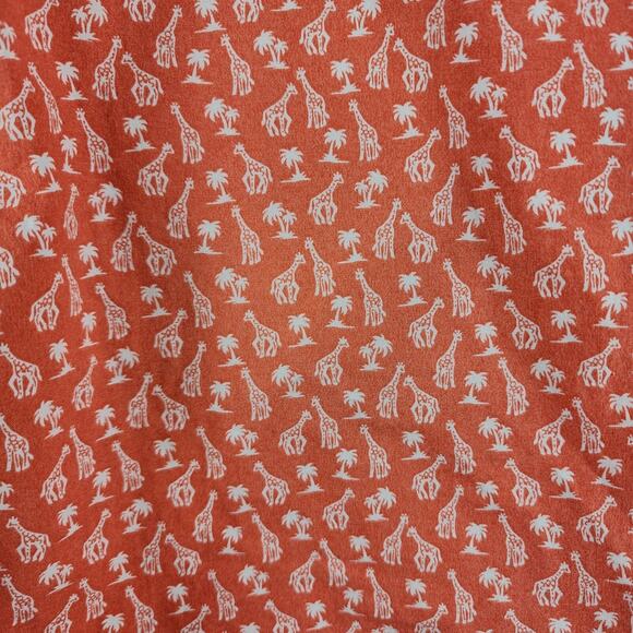 Polo Golf Ralph Lauren Classic Fit Shorts 33 Orange Giraffe Print Cotton Blend - Picture 3 of 9
